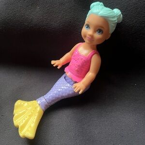 Barbie Dreamtopia Mermaid Kelly Chelsea Toddler Doll with Yellow Tail